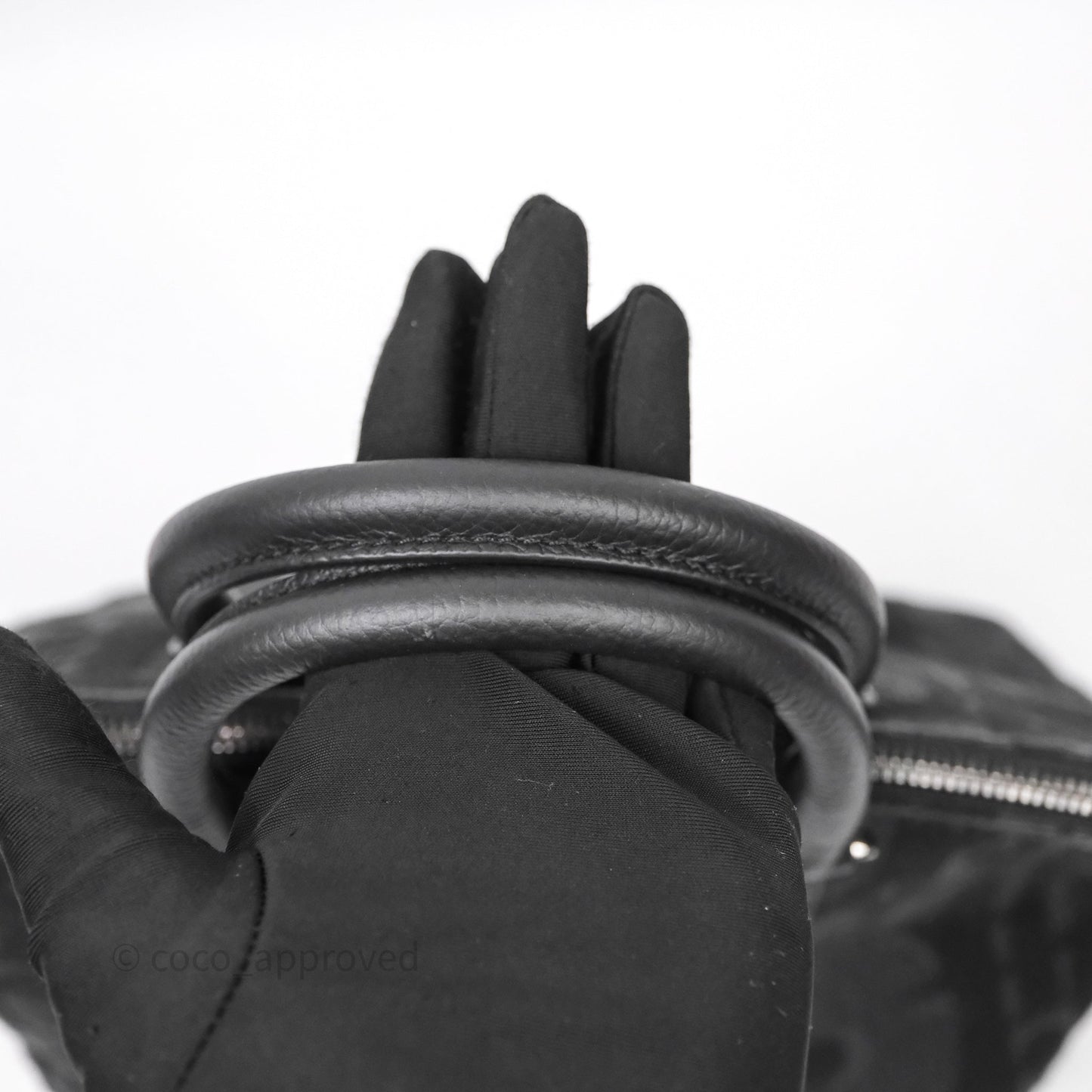 Christian Dior Oblique Jacquard Weekender Black Bag