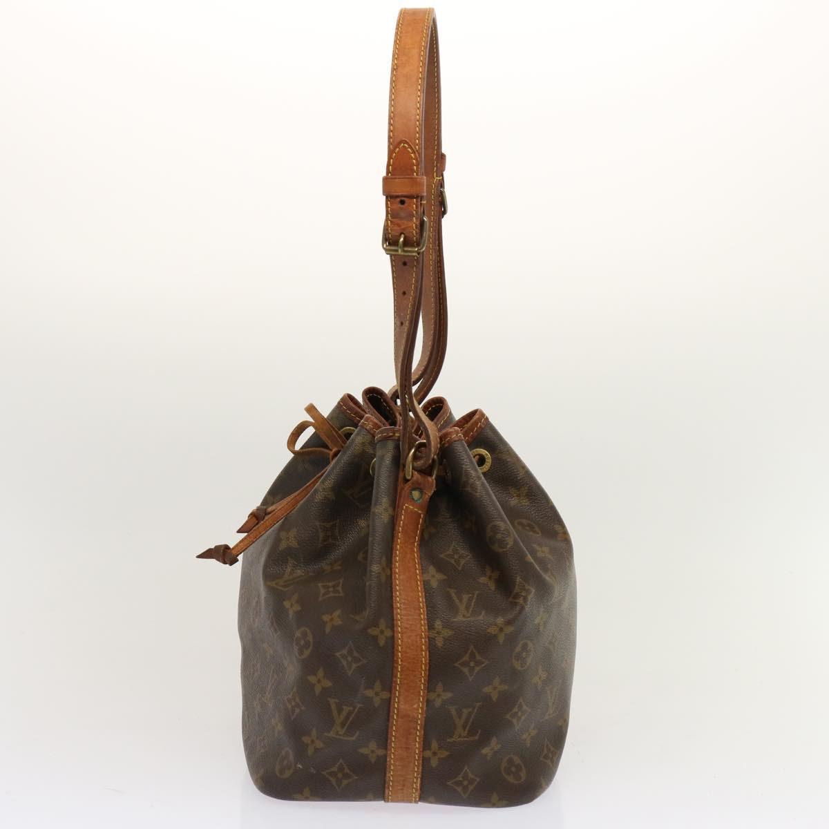 LOUIS VUITTON Monogram Petit Noe Shoulder Bag M42226 LV 68753