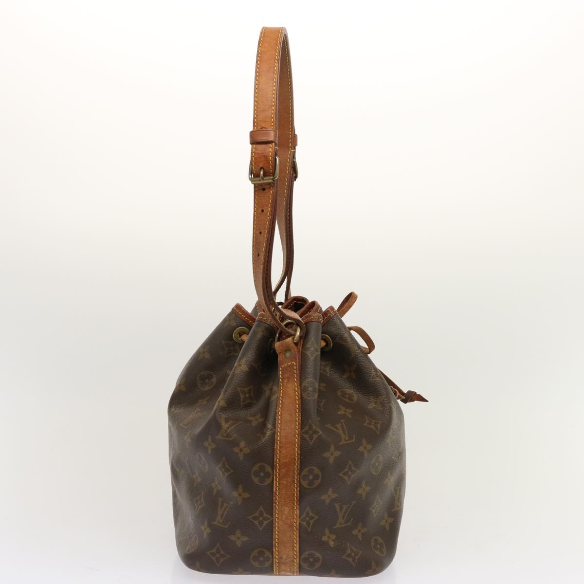 LOUIS VUITTON Monogram Petit Noe Shoulder Bag M42226 LV 68753