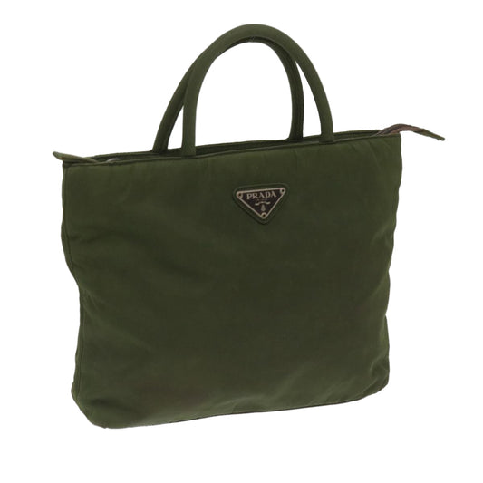 Luxury PradaHand Bag Nylon Khaki 68783