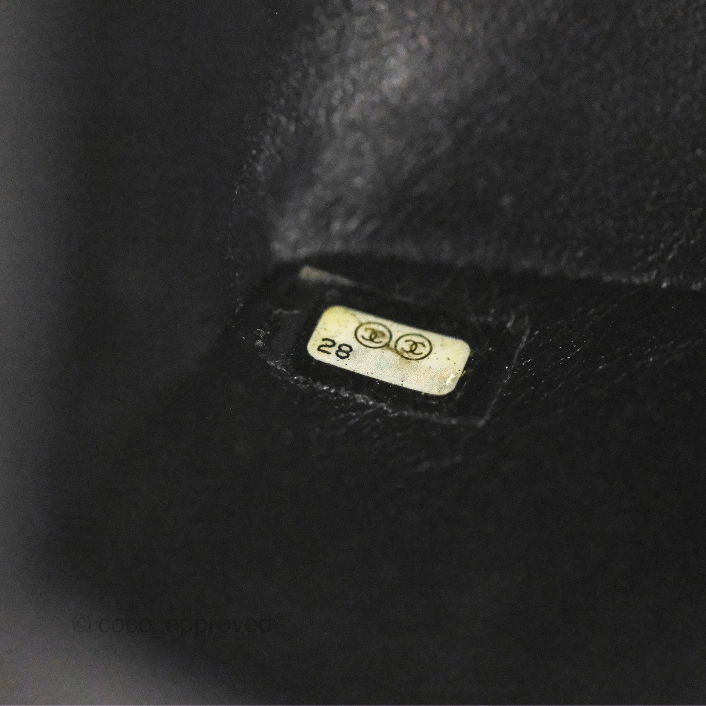 Chanel Mini Reissue 224 Black Aged Calfskin Gold Hardware