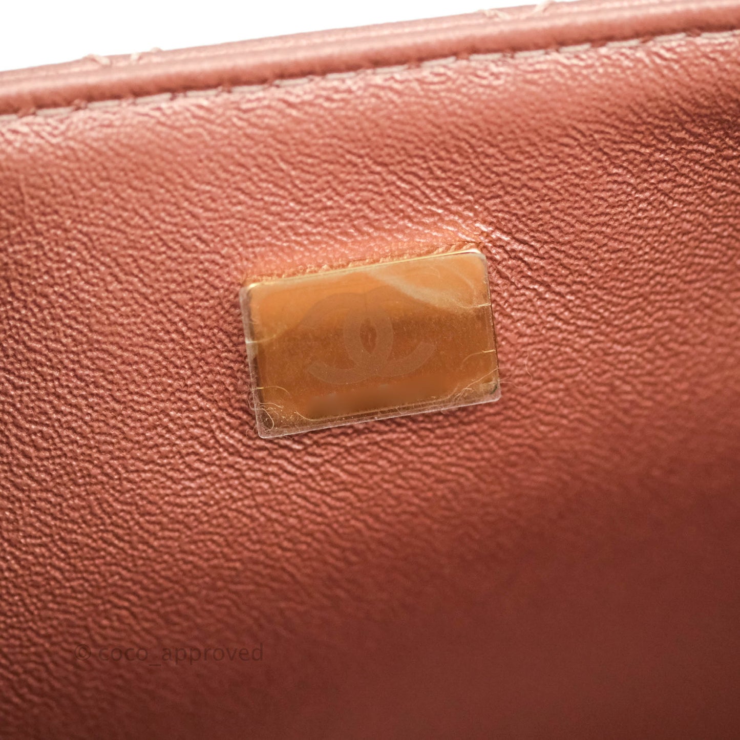 Chanel Mini Reissue 224 Metallic Calfskin Rose Gold