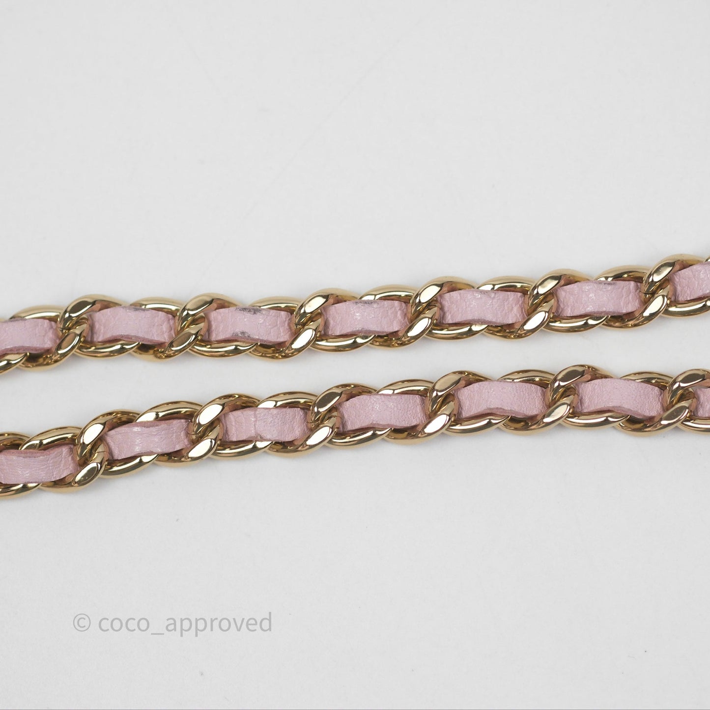 Chanel Mini Vanity With Chain Lilac Caviar Gold Hardware