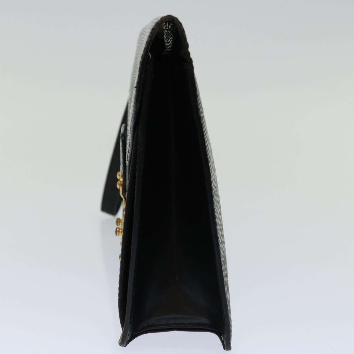 LOUIS VUITTON Epi Serie Dragonne Hand Bag Black M52612 LV 68803