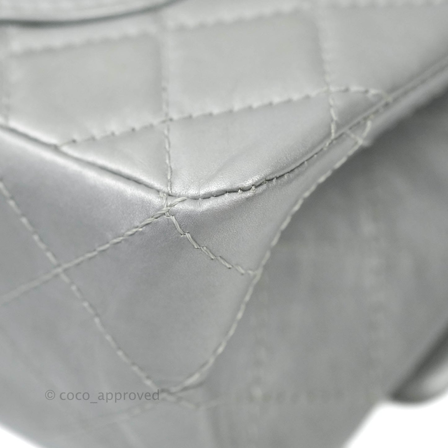 Chanel Reissue 227 Quilted Aged Calfskin Silver Ruthenium Hardware