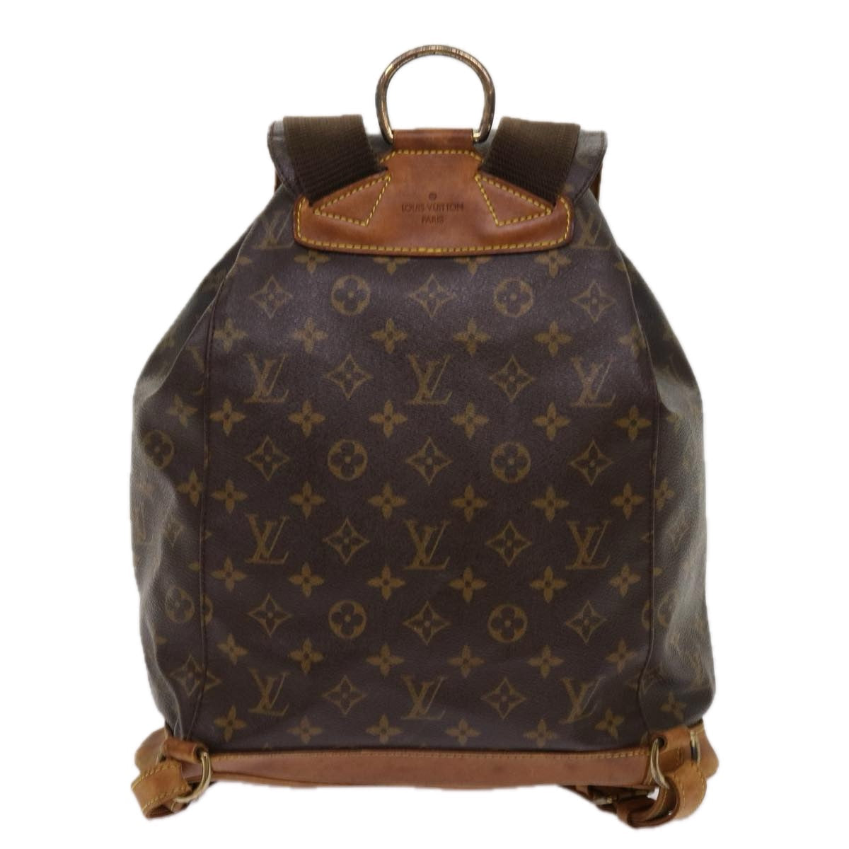 LOUIS VUITTON Monogram Montsouris GM Backpack M51135 LV 68861