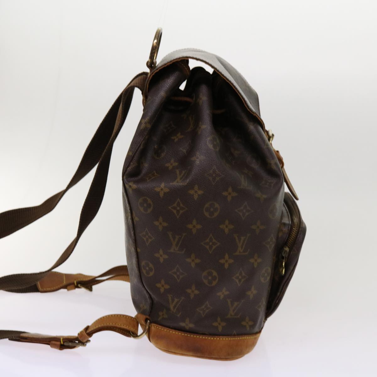 LOUIS VUITTON Monogram Montsouris GM Backpack M51135 LV 68861