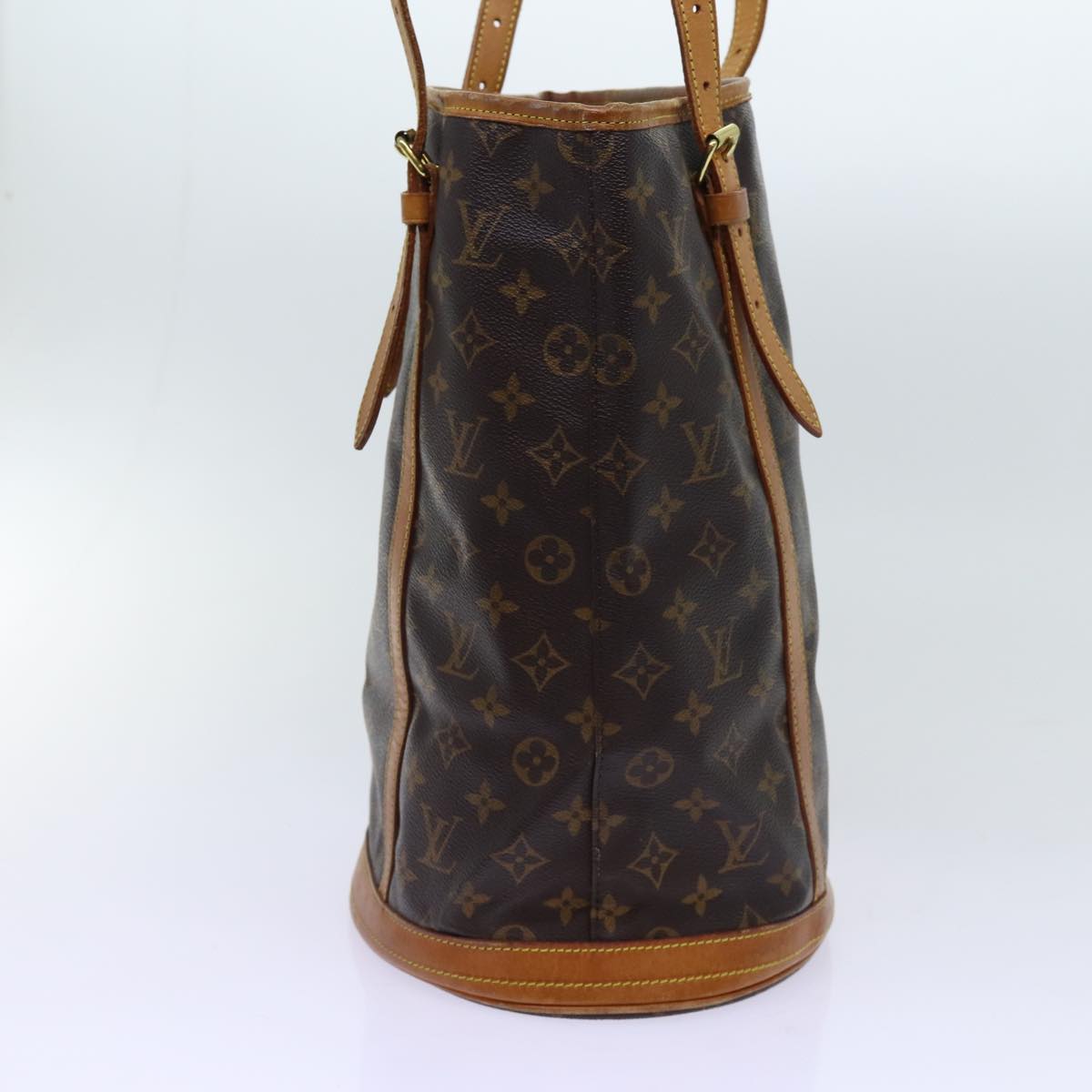 LOUIS VUITTON Monogram Bucket GM Shoulder Bag M42236 LV 68863