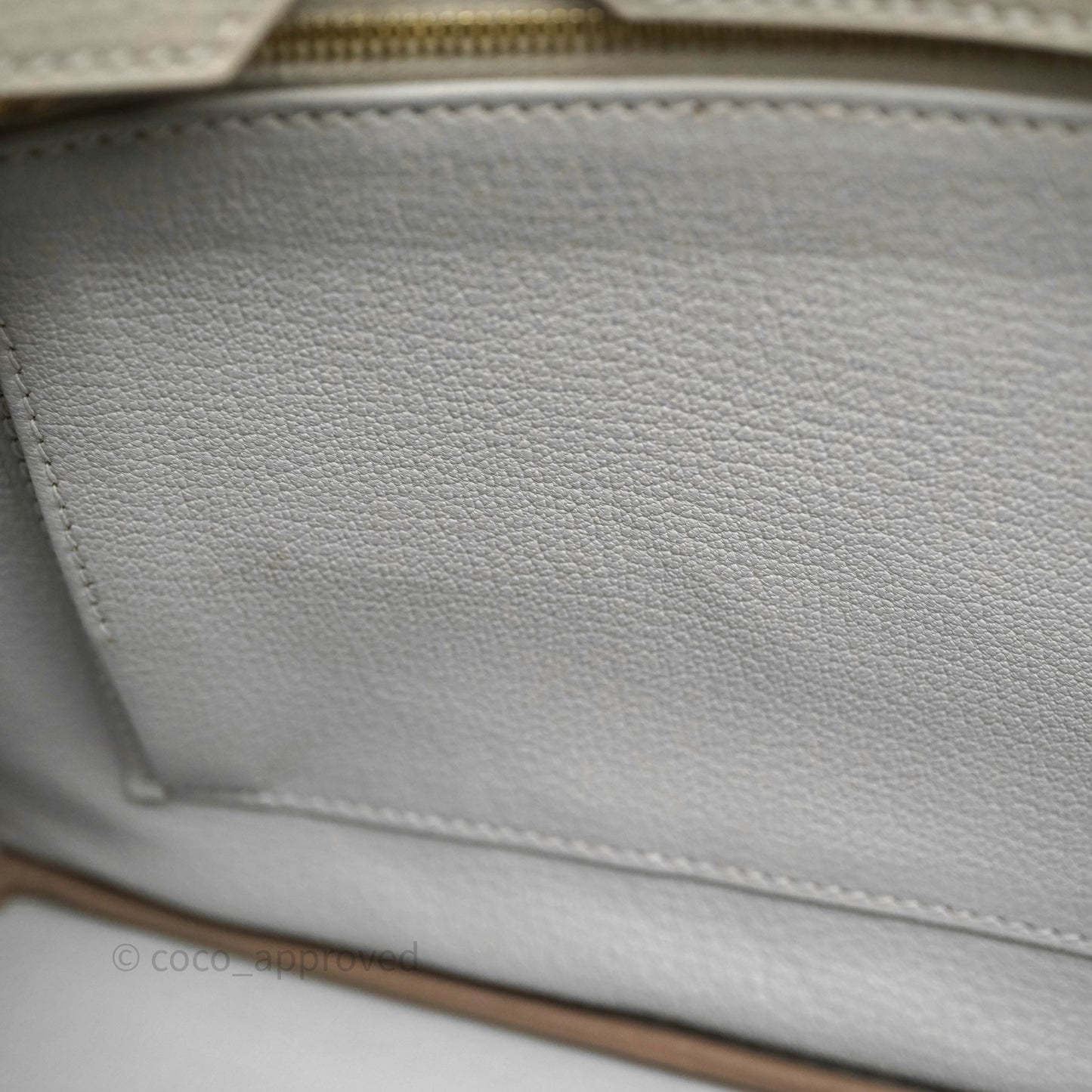 Hermès Birkin 30 Retourne Gris Perle 80 Togo Gold Hardware