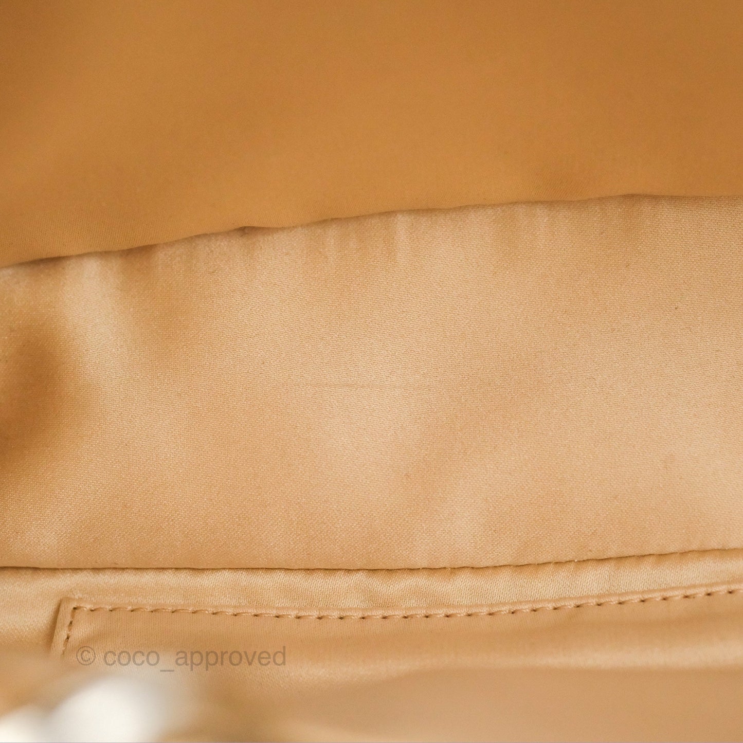 Chanel GST Beige Caviar Silver Hardware