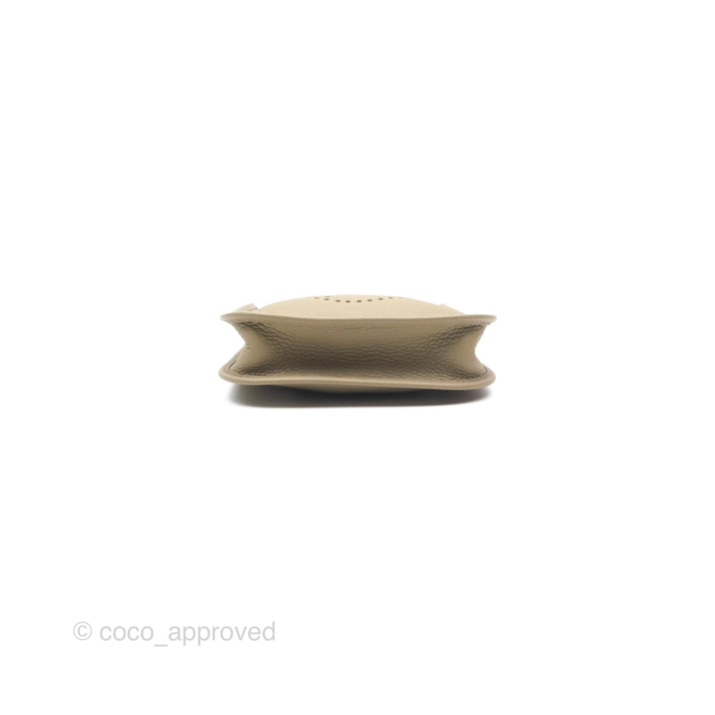Hermès Mini Evelyne 16 Beige Marfa 8Q Clemence Palladium Hardware