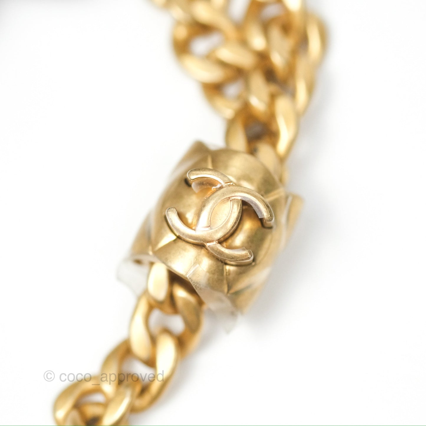 Chanel All Slide Vanity with Adjustable Chain Dark Olive Green Lambskin Aged Gold Hardware