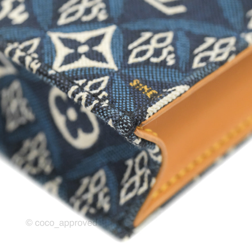 Louis Vuitton Petit Sac Plat Bag Denim Since 1854