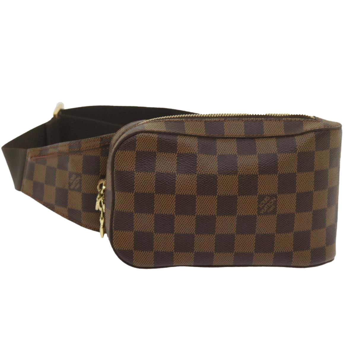 LOUIS VUITTON Damier Ebene Geronimos Shoulder Bag N51994 LV 68901A