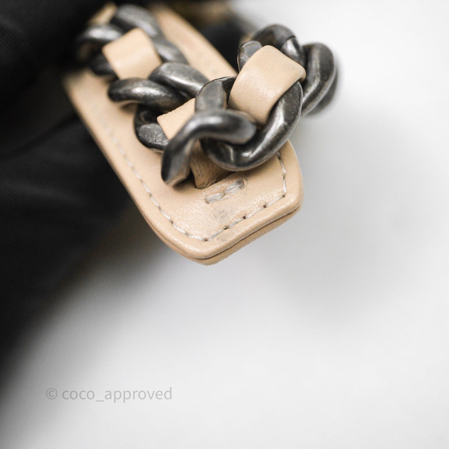 Chanel 19 Small Beige Lambskin Mixed Hardware