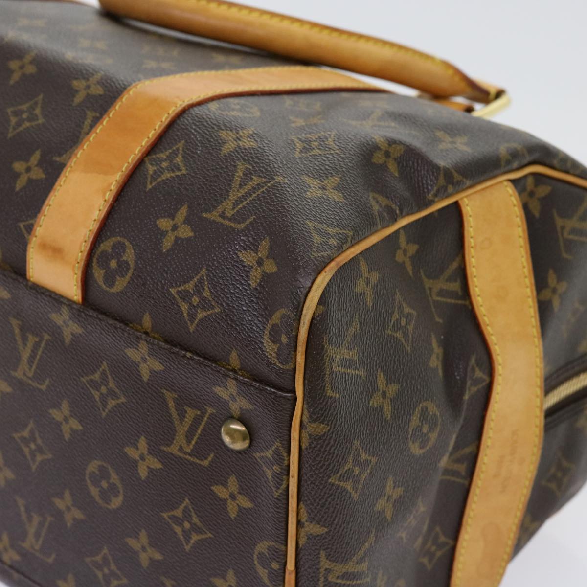 LOUIS VUITTON Monogram Carryall Boston Bag M40074 LV 68919
