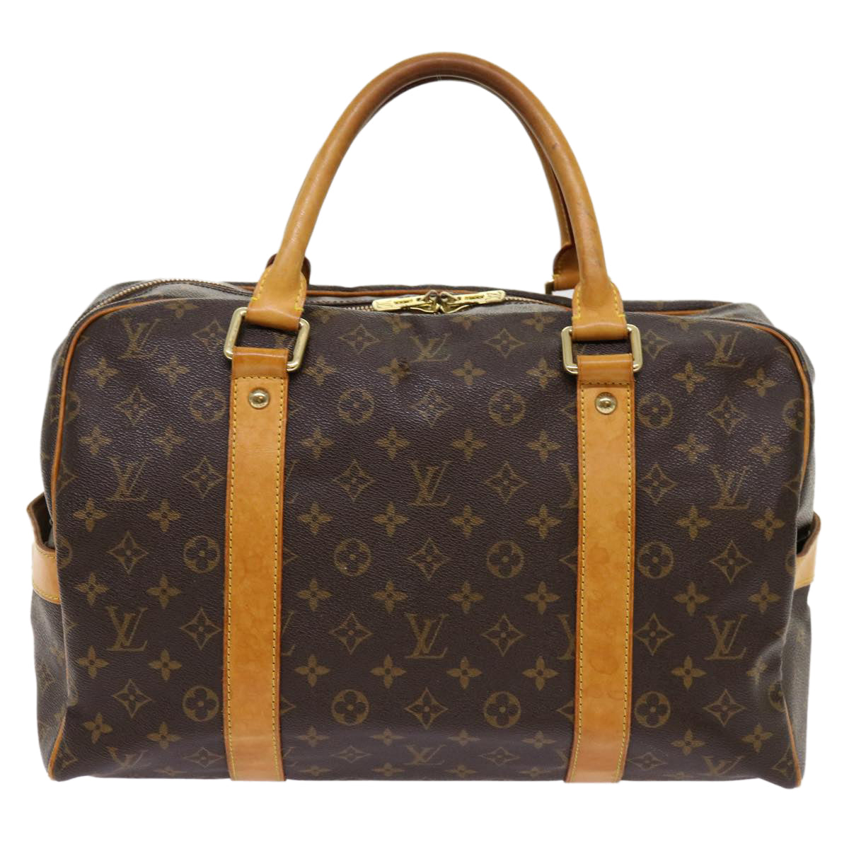 LOUIS VUITTON Monogram Carryall Boston Bag M40074 LV 68919