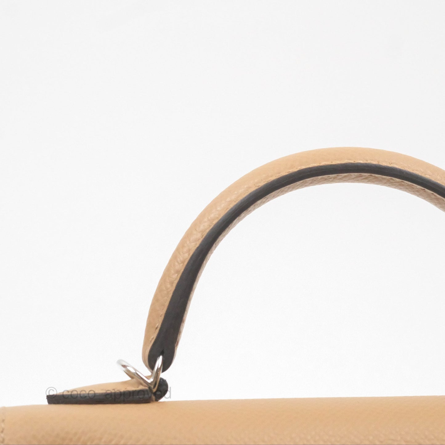 Hermès Mini Kelly II Chai 0M Epsom Palladium Hardware