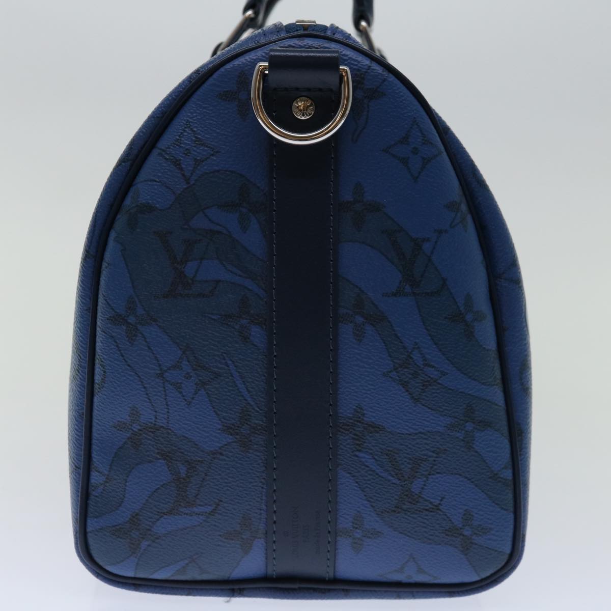 LOUIS VUITTON Aqua Garden Speedy Bandouliere 35 Bag Blue M22573 LV 68921S