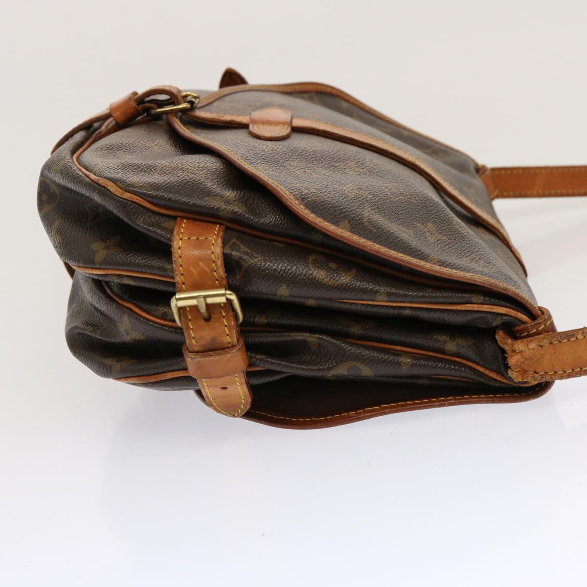 LOUIS VUITTON Monogram Saumur 30 Shoulder Bag M42256 LV 68933