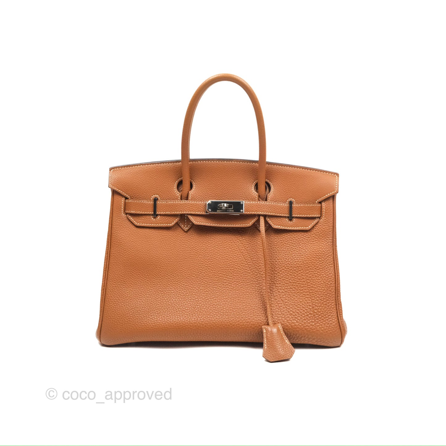 Hermès Birkin 30 Retourne Gold Clemence Palladium Hardware