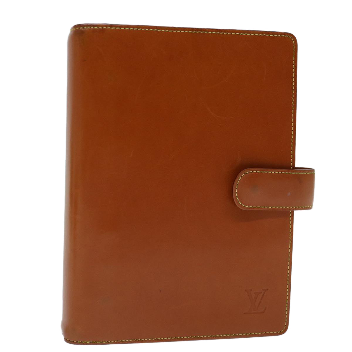 LOUIS VUITTON Nomad Leather Agenda MM Day Planner Cover Beige R20473 68970