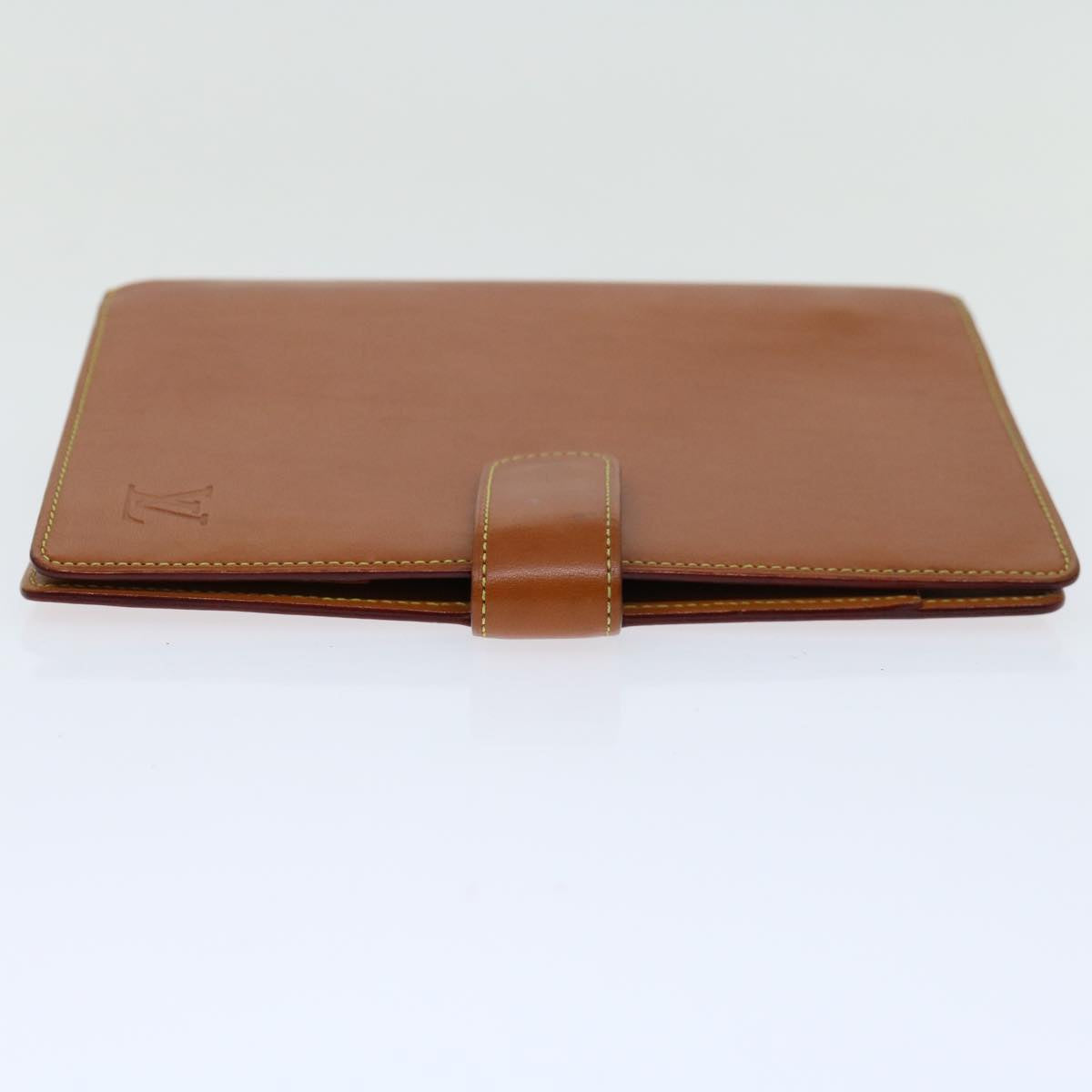 LOUIS VUITTON Nomad Leather Agenda MM Day Planner Cover Beige R20473 68970