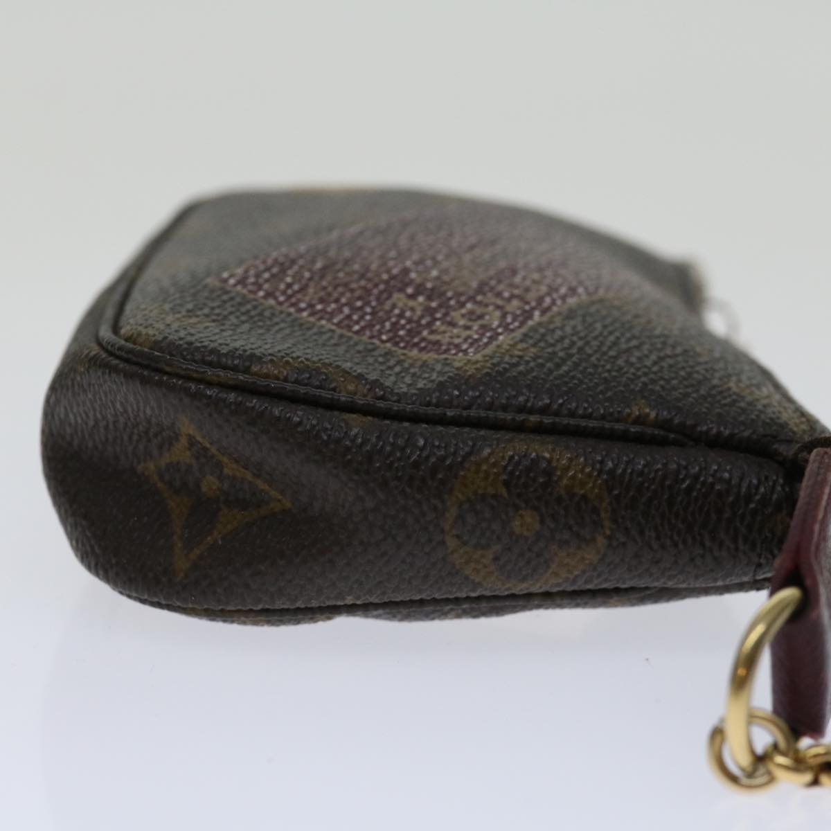 LOUIS VUITTON Monogram Label Mini Pochette Accessoires Pouch M63798 68976