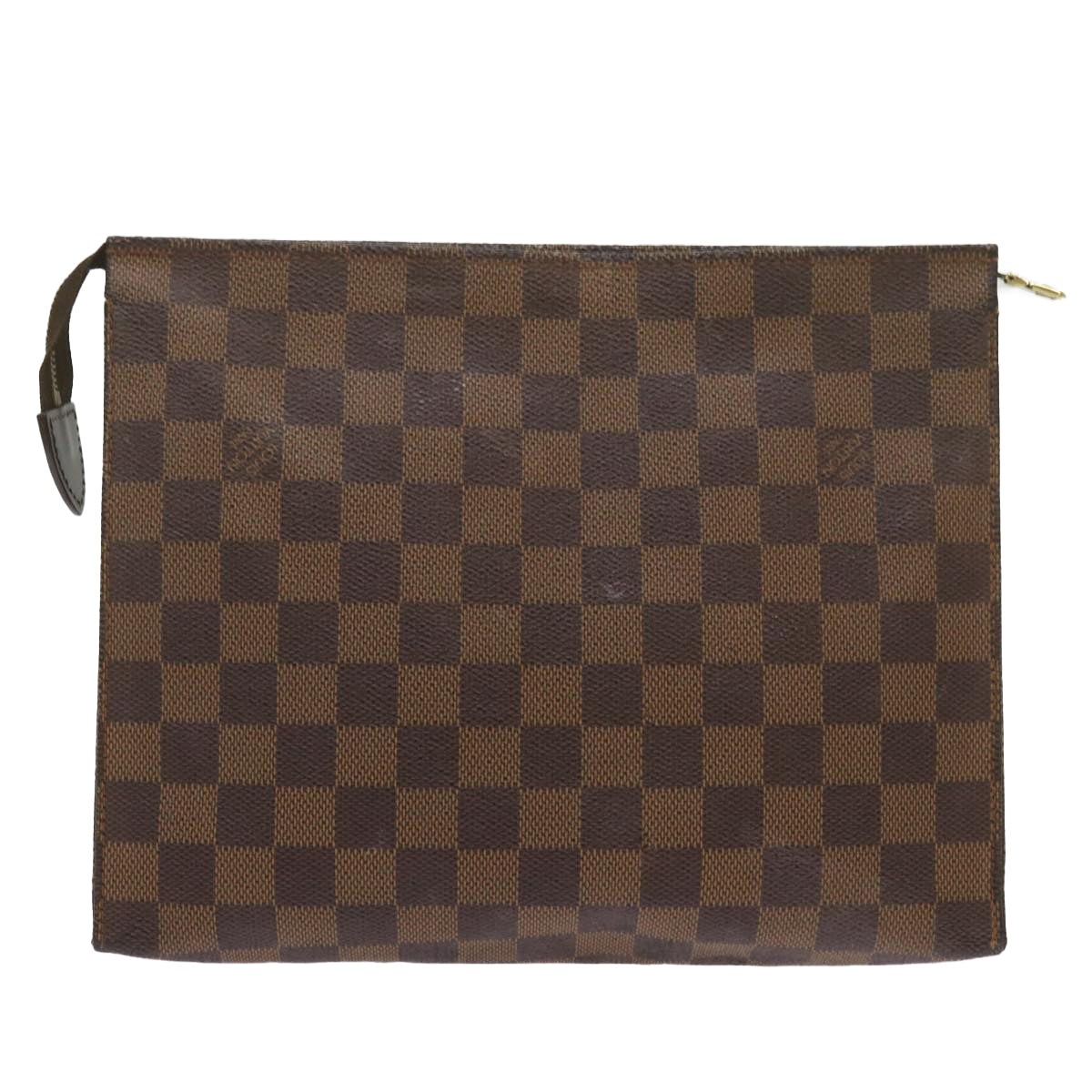LOUIS VUITTON Damier Ebene Poche Toilette 26 Pouch N47543 LV 68986