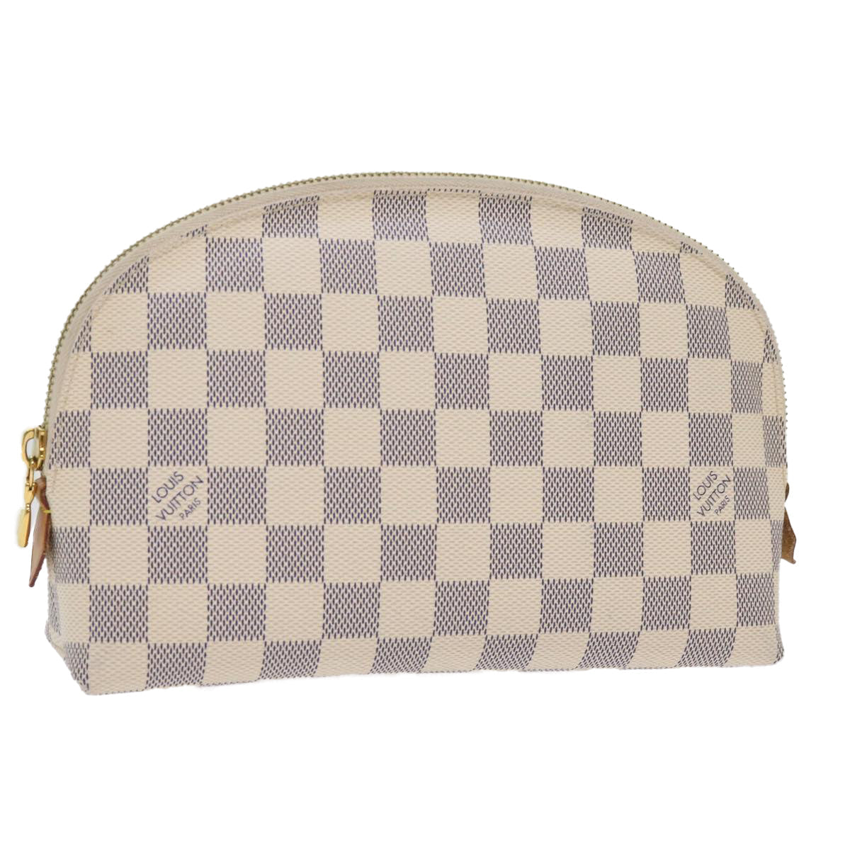 LOUIS VUITTON Damier Azur Pochette Cosmetic GM Pouch N23346 LV 68988