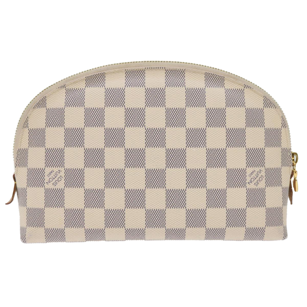 LOUIS VUITTON Damier Azur Pochette Cosmetic GM Pouch N23346 LV 68988