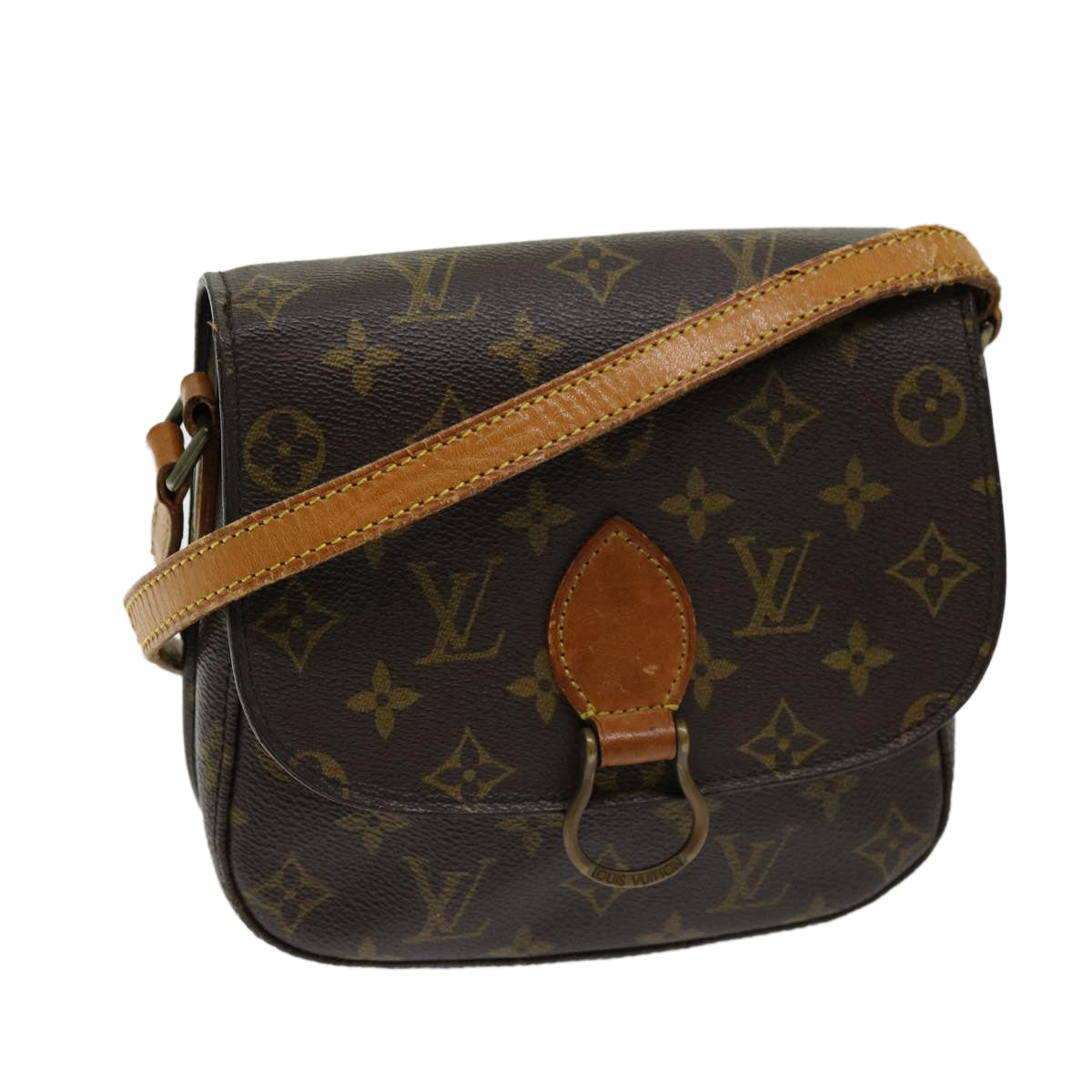 LOUIS VUITTON Monogram Saint Cloud MM Shoulder Bag M51243 LV 68991
