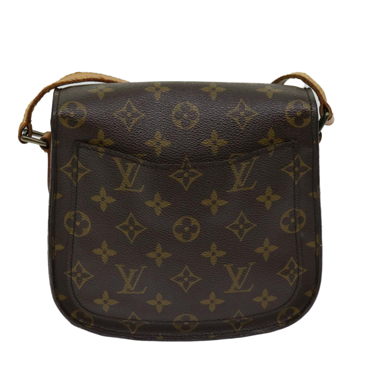LOUIS VUITTON Monogram Saint Cloud MM Shoulder Bag M51243 LV 68991