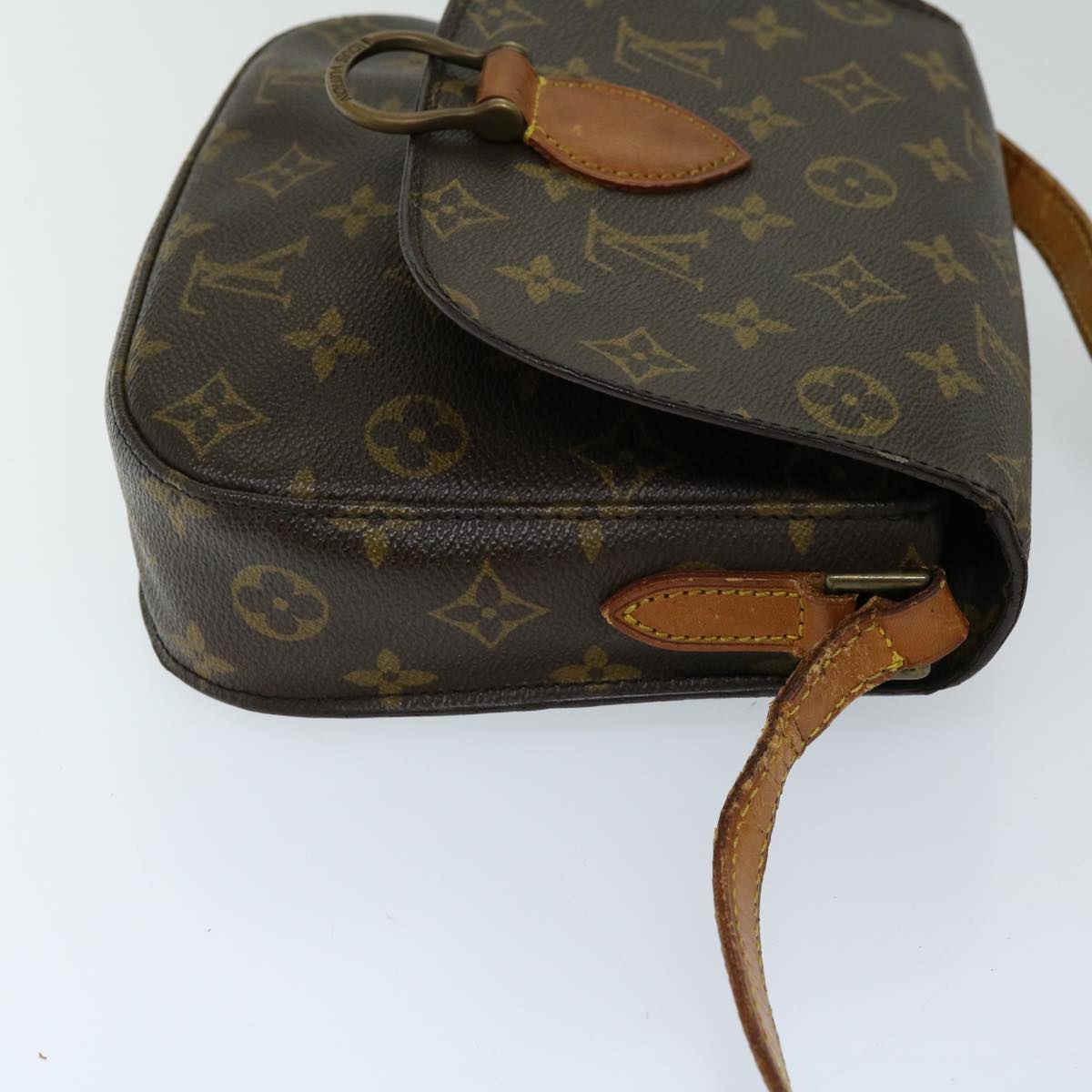 LOUIS VUITTON Monogram Saint Cloud MM Shoulder Bag M51243 LV 68991