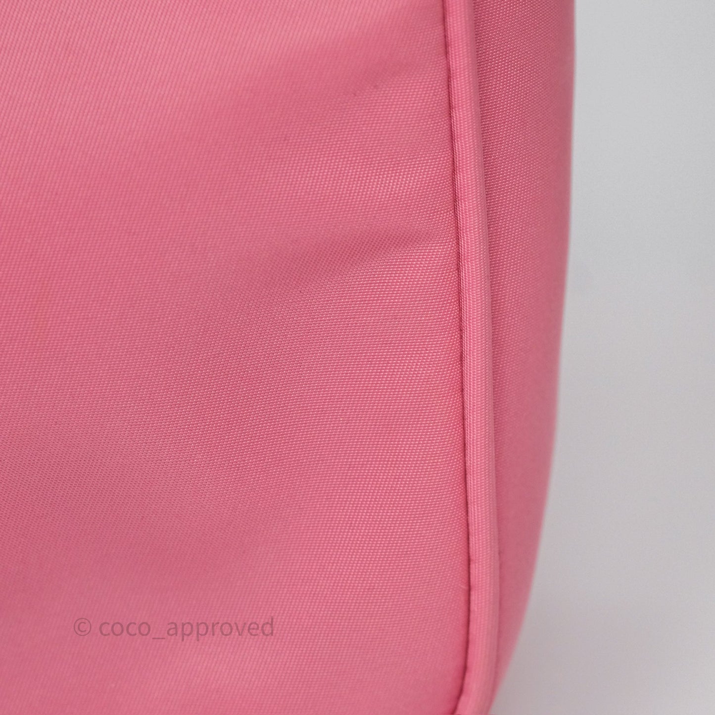 Prada Re-Edition 2005 Nylon Mini Bag Pink Silver Hardware