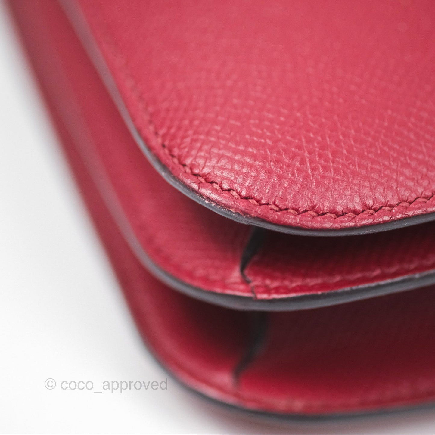 Hermès Constance Mini 18cm Rouge Grenat K1 Epsom Gold Hardware