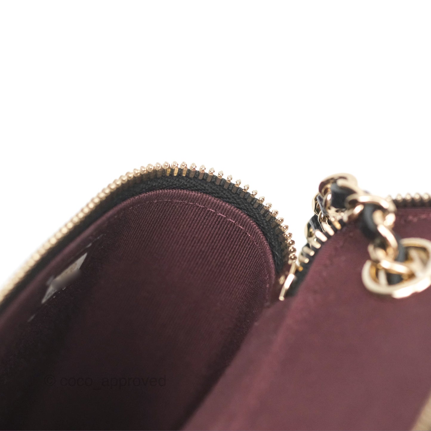 Chanel Classic Mini Vanity With Chain Black Caviar Gold Hardware