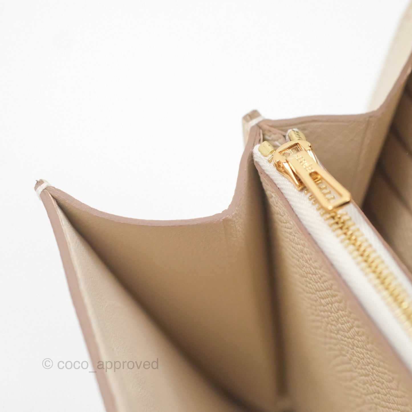 Hermès Constance Long To Go Wallet Craie 10 Epsom Gold Hardware