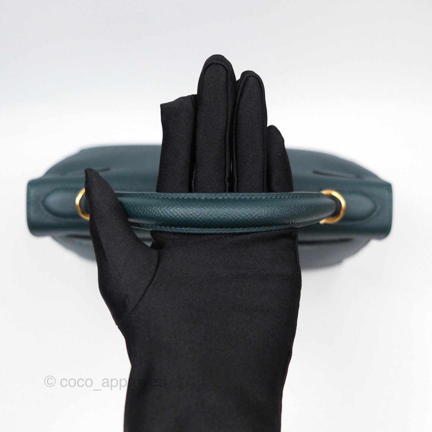 Hermès Kelly II 28 Sellier Vert Cypress 6O Veau Epsom Gold Hardware