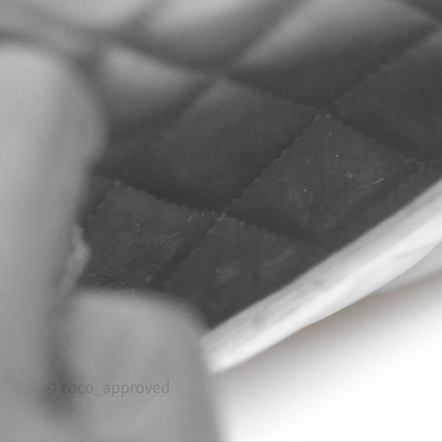 Chanel Quilted WOC Black Lambskin Silver Hardware