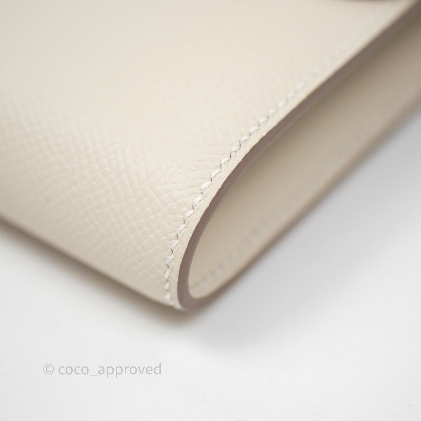 Hermès Constance To Go Wallet Craie 10 Epsom Palladium Hardware