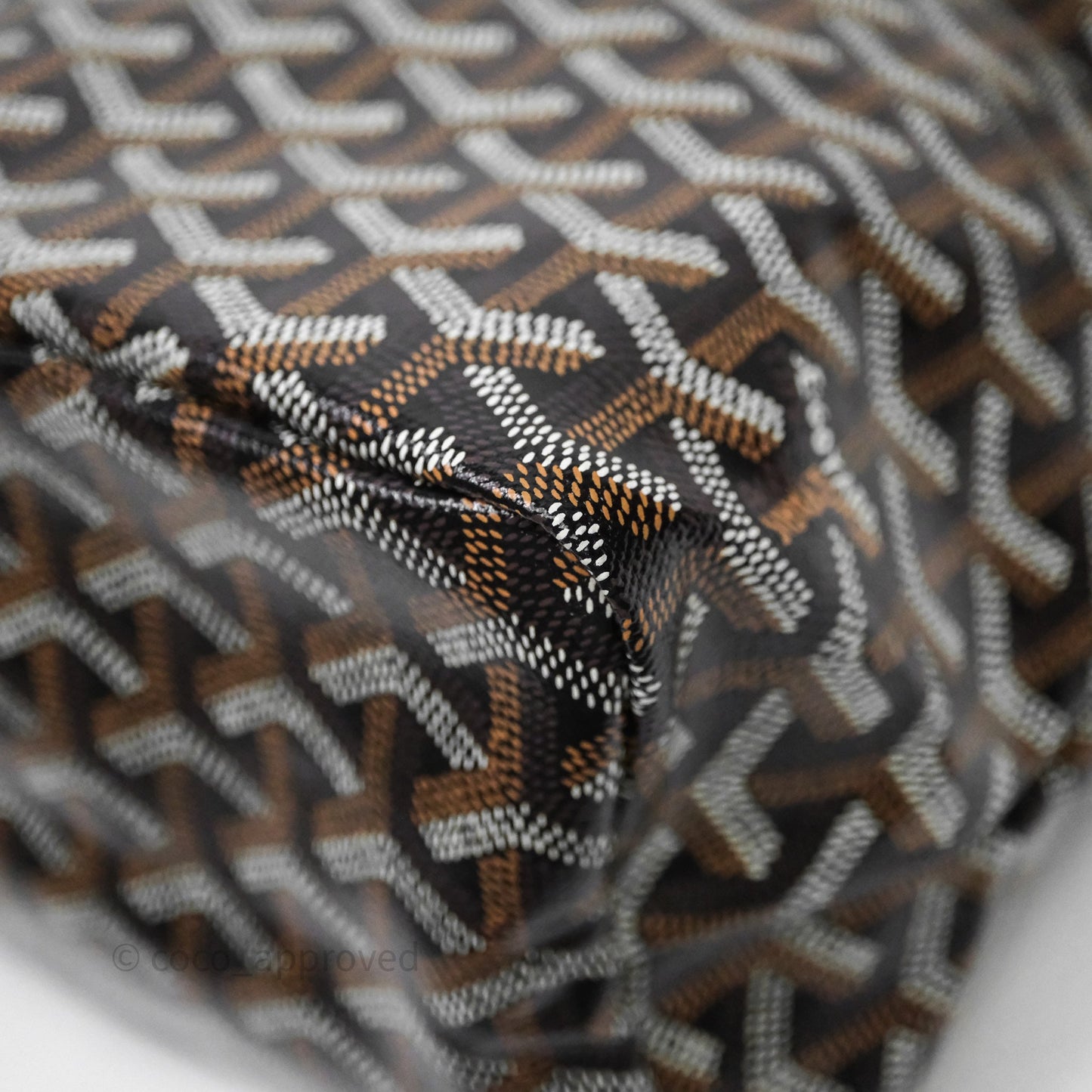 Goyard Bohème Hobo Bag Black/Tan Goyardine Canvas