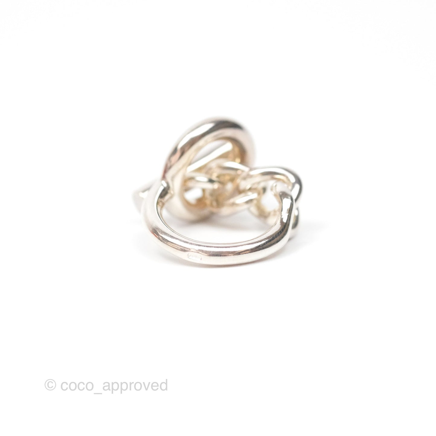 Hermès Echappee Ring GM Sterling Silver