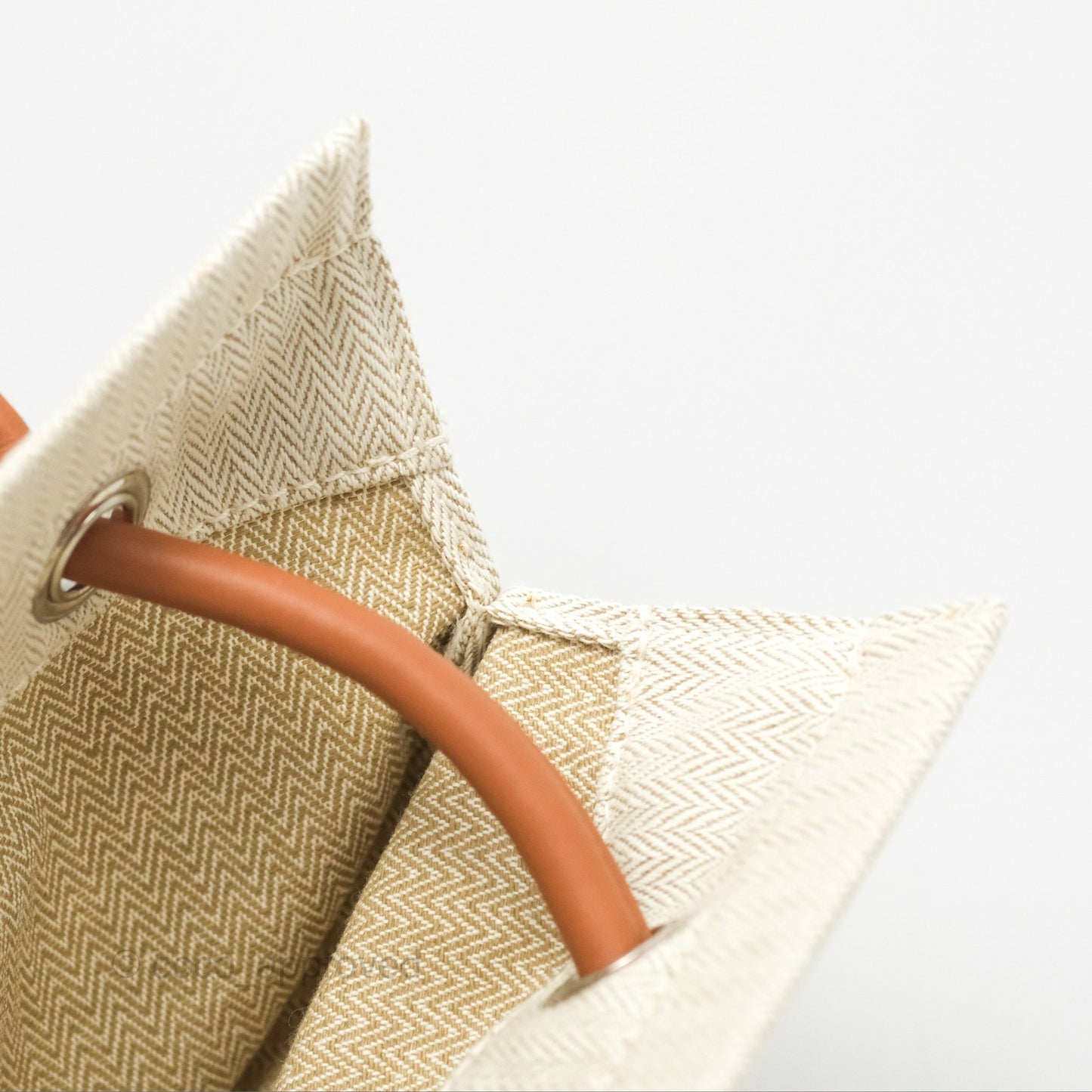 Hermès Aline Canvas Tote Bag