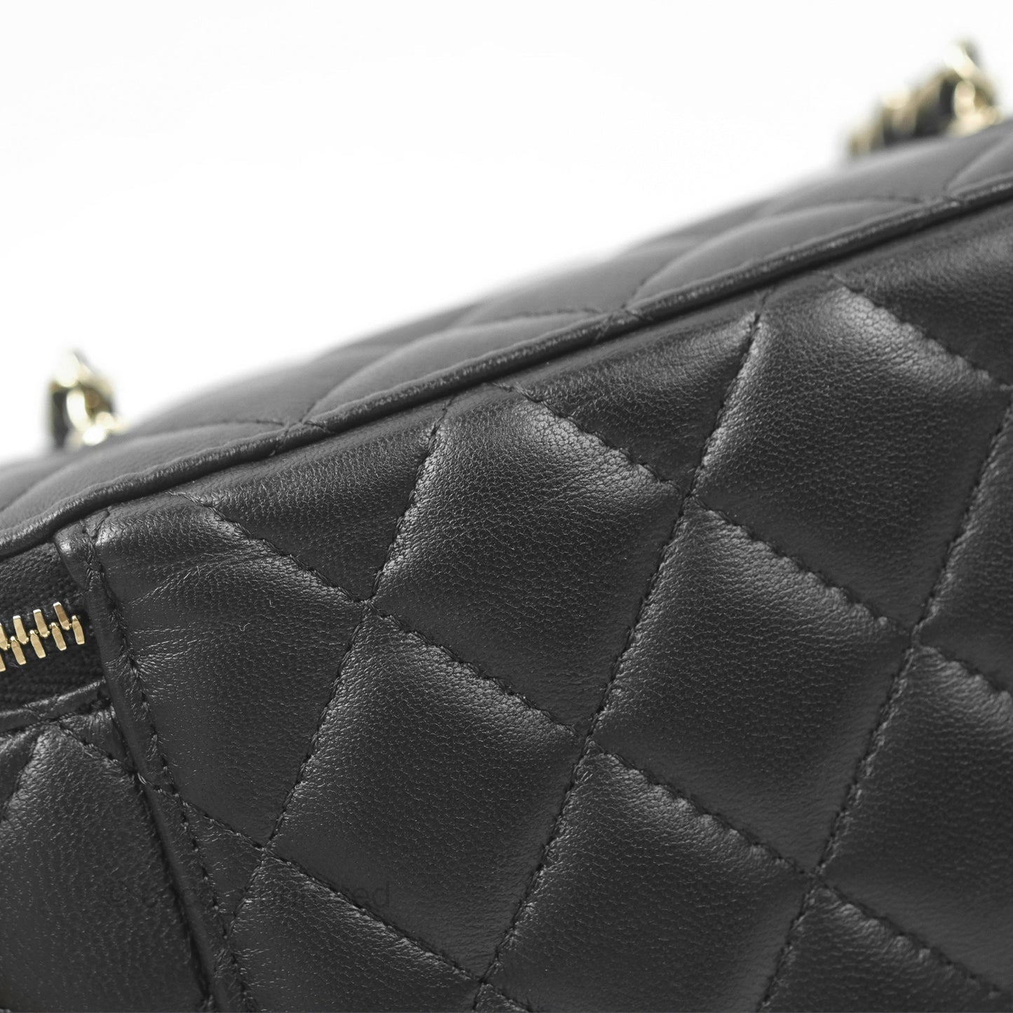 Chanel Ball Crush Vanity with Chain Black Lambskin Gold Hardware