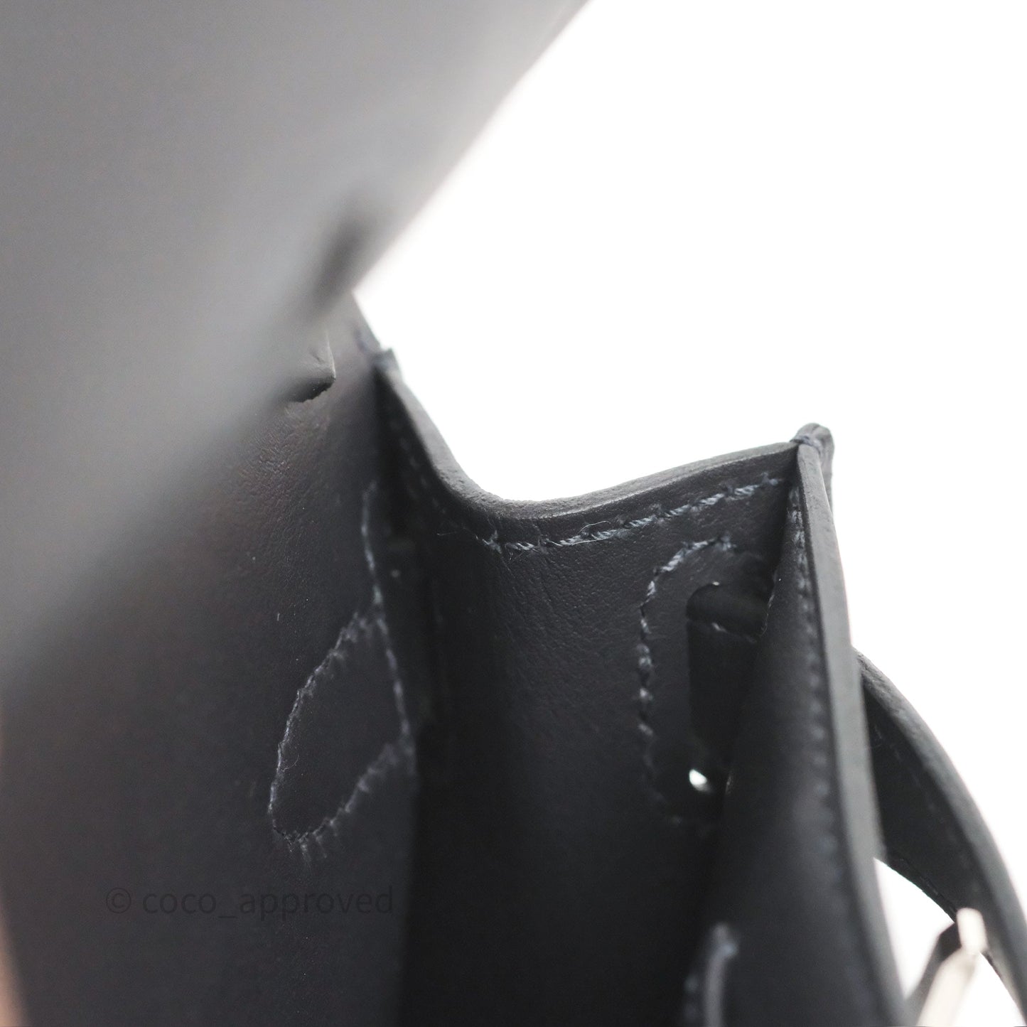 Hermès Mini Jypsiere Caban 3Y Swift Palladium Hardware
