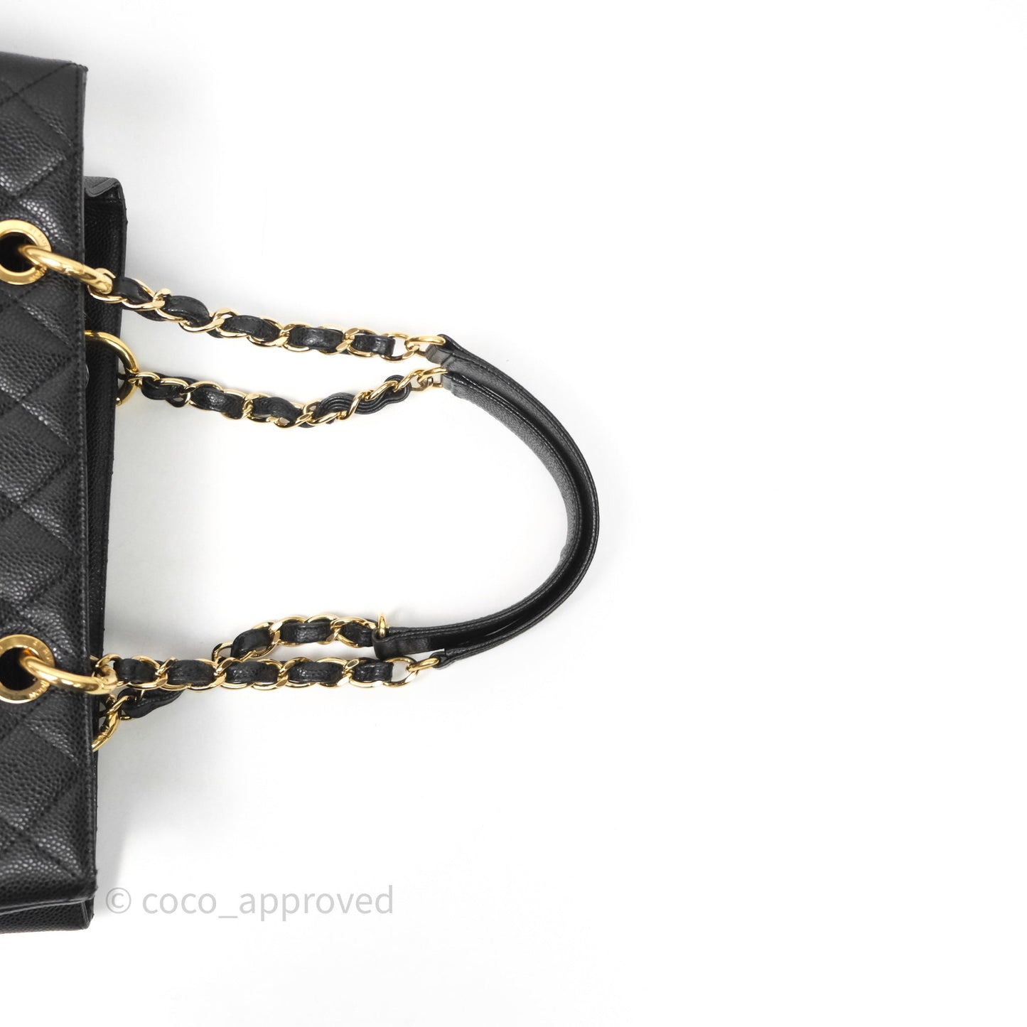 Chanel GST Black Caviar Gold Hardware