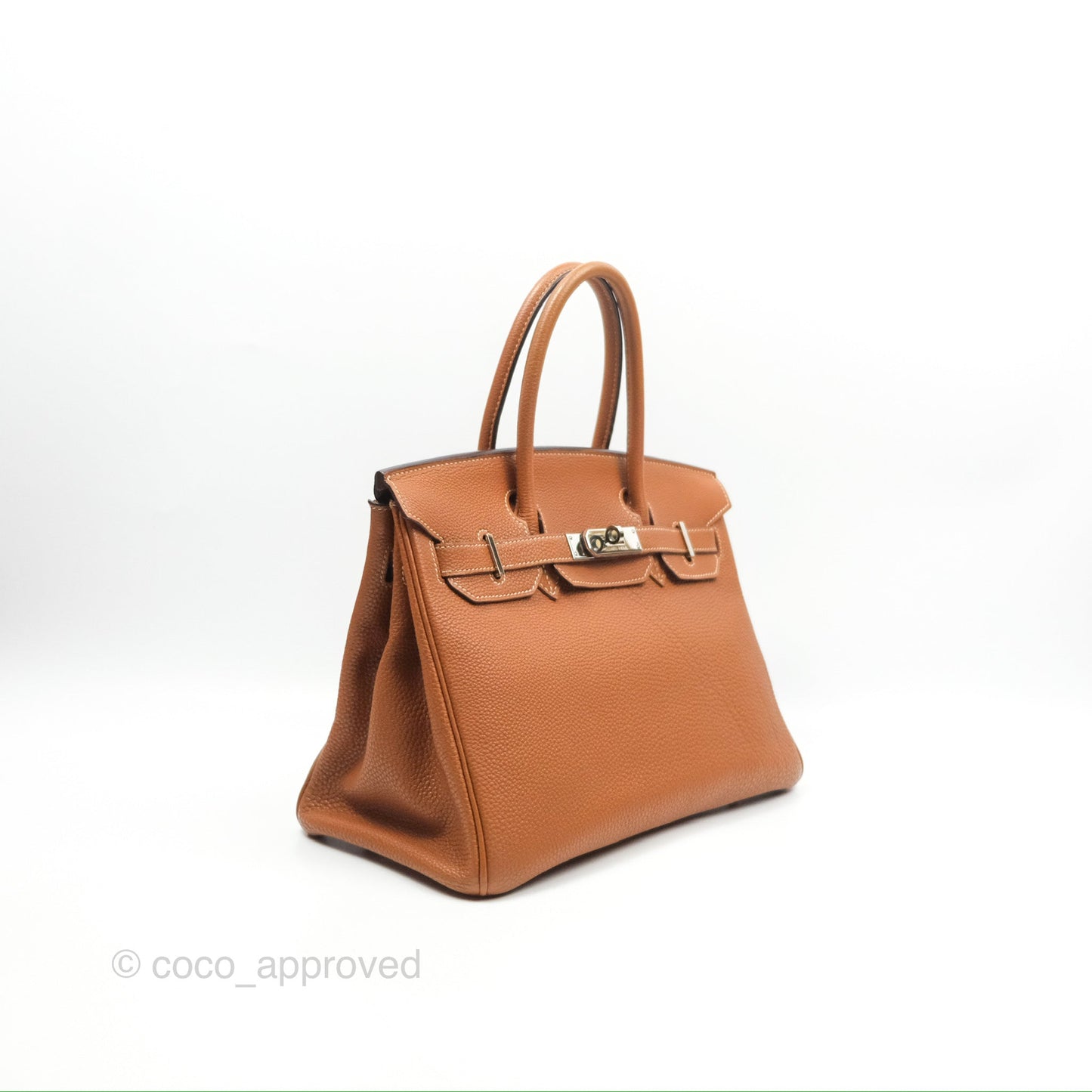 Hermès Birkin 30 Retourne Gold Clemence Palladium Hardware