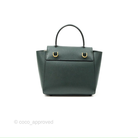 Celine Pico Belt Bag Amazone Green Grained Calfskin Gold Hardware