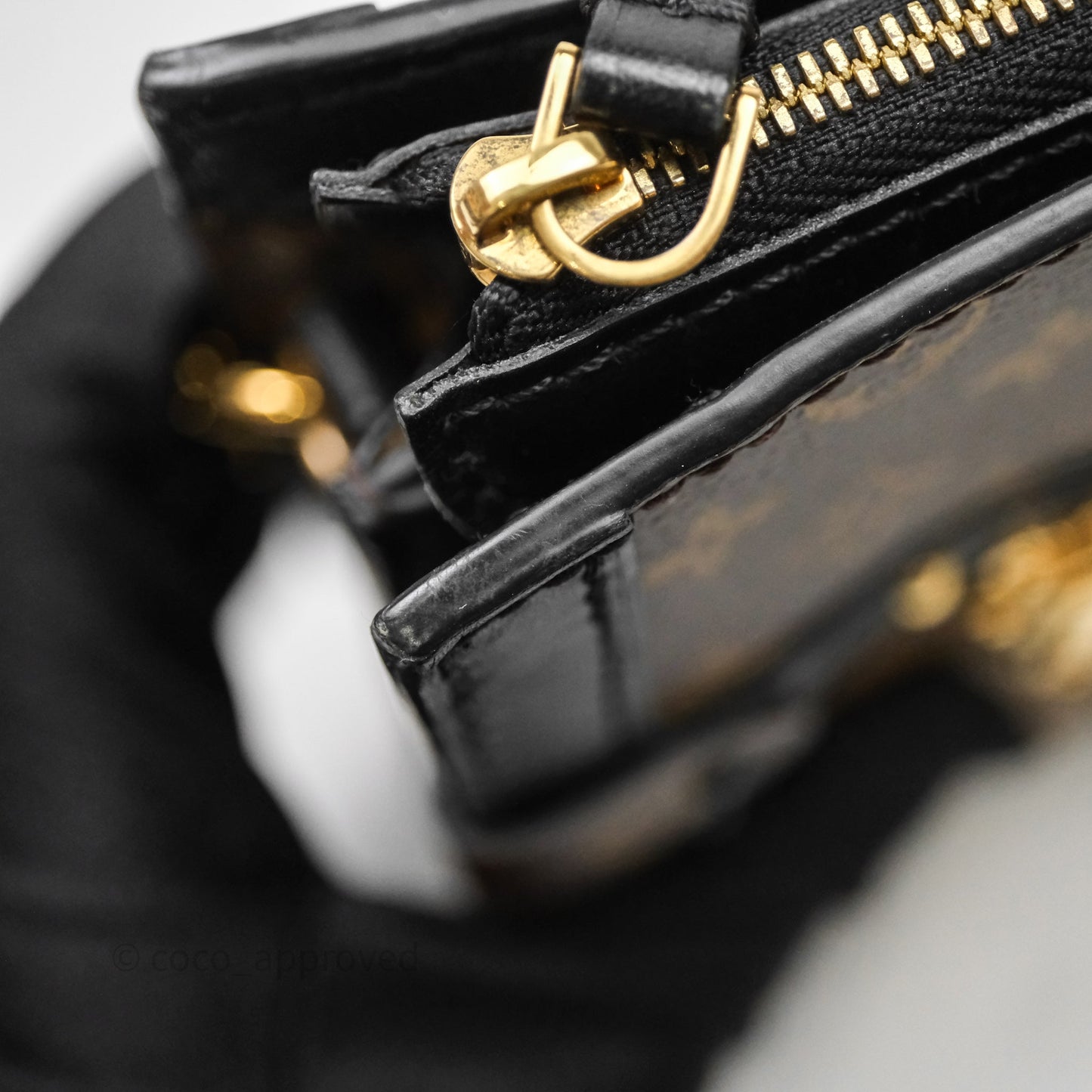 Louis Vuitton Monogram Reverse Trunk Clutch Bag